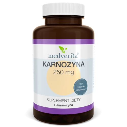 Medverita - Karnozyna L-karnozyna 250 mg - 60 kapsułek Medverita - Karnozyna L-karnozyna 250 mg - 60 kapsułek